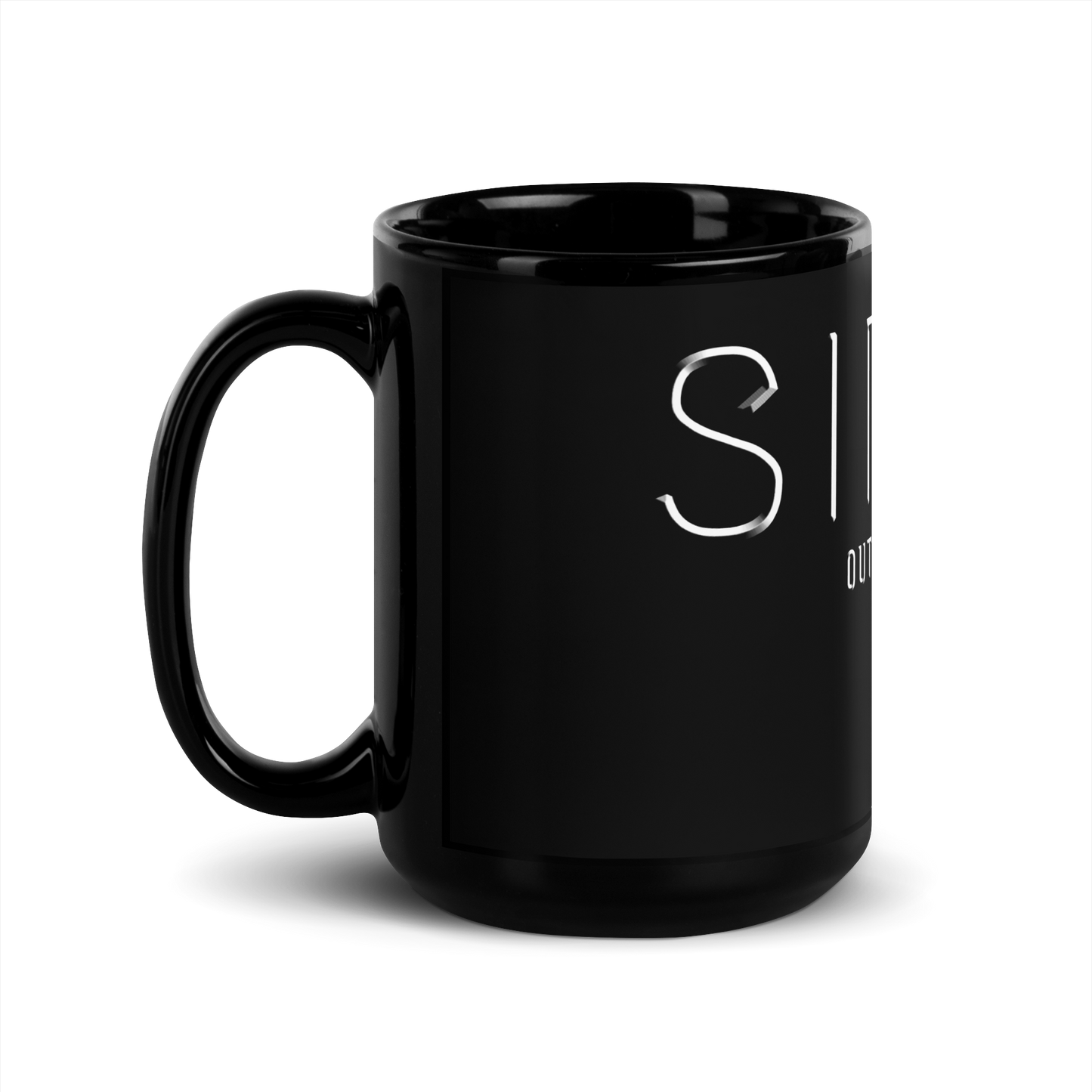 Black Glossy Mug